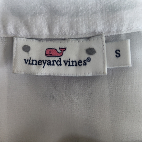 Vineyard Vines white sleeveless top with embroidery and sequins - Picture 4 of 4